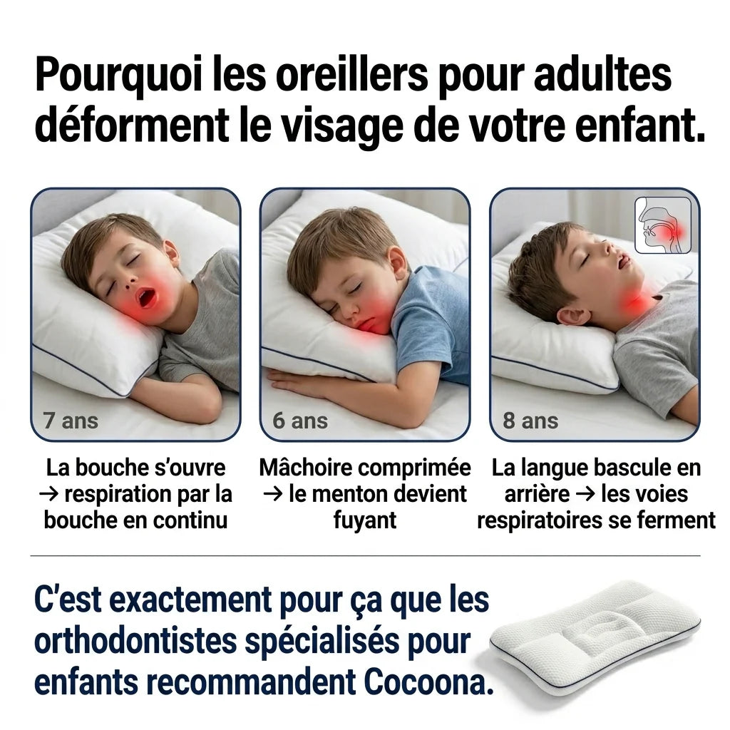 L'oreiller postural enfant