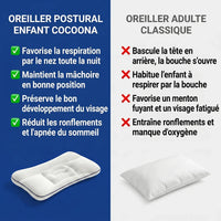 L'oreiller postural enfant