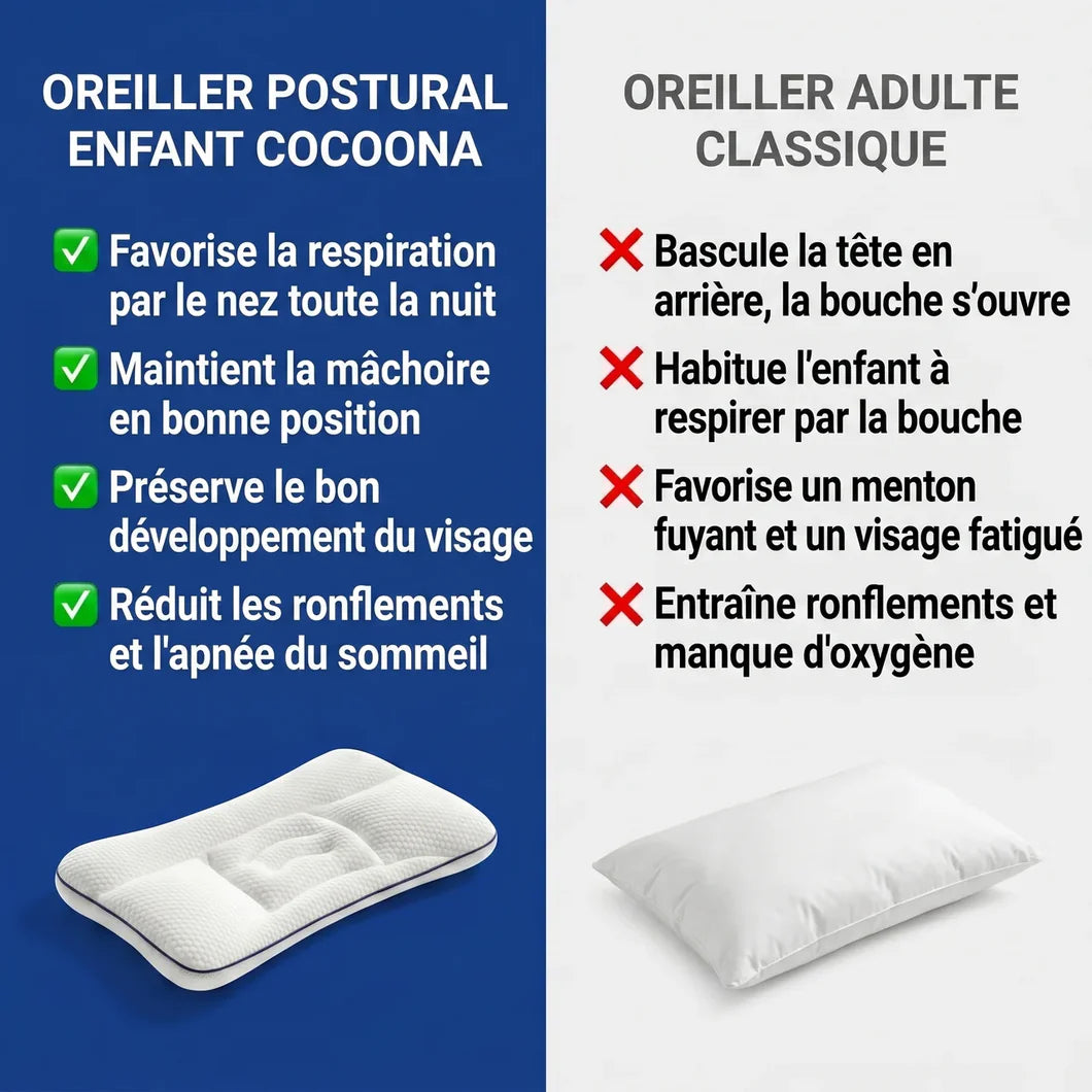 L'oreiller postural enfant